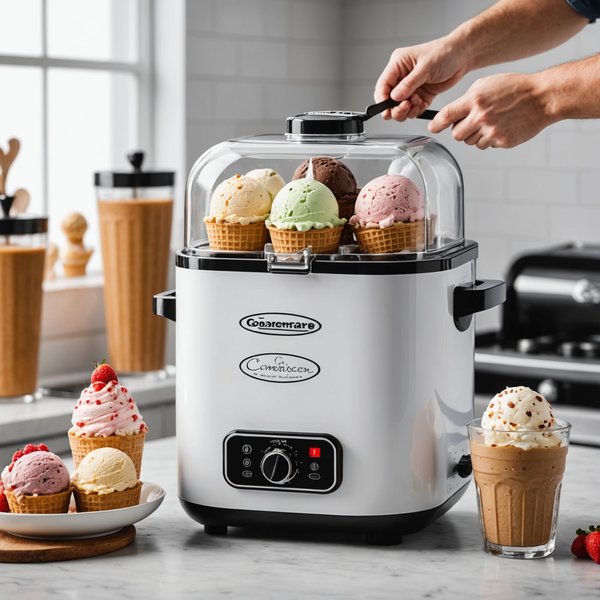 Comment choisir une sorbetière avec compresseur pour des glaces maison sans pré-refroidissement?