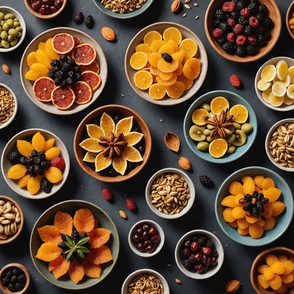 Comment structurer un menu de plats à base de fruits secs dans un restaurant de cuisine méditerranéenne?